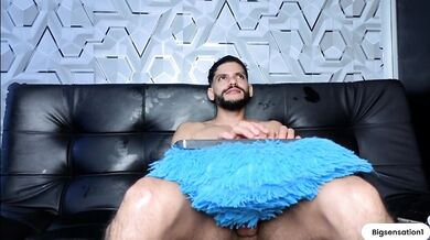 Handjob blaze fuels monster cock fantasy