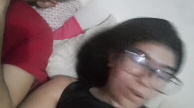 I ride my stepdad with my huge butt when we're alone. Real home video