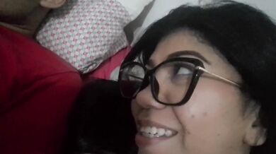 I ride my stepdad with my huge butt when we're alone. Real home video
