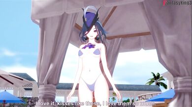 Clorinde POV bikini sex | Genshin Impact | Full & POV on patreon: Fantasyking3