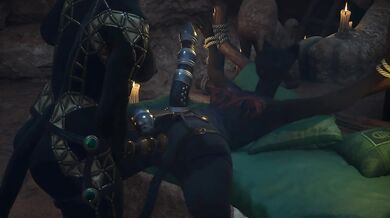Furry lesbian Strap-on sex