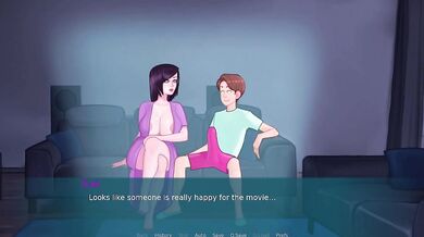 His Stepmom Suck His Dick For The First Time In Front Of Her Close Friend While Watching The Movie(18+) - New Update Part21