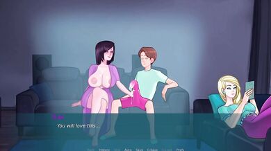His Stepmom Suck His Dick For The First Time In Front Of Her Close Friend While Watching The Movie(18+) - New Update Part21