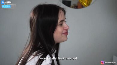 My roommate asks me to fuck her. Deep throat, came in her mouth