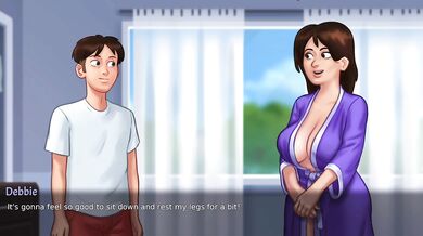 Sommertime saga | My Hot Stepmom with Hot massage scenes in Gameplay [18+] part 3