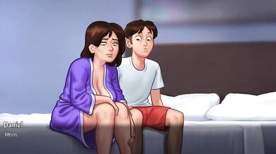 Sommertime saga | My Hot Stepmom with Hot massage scenes in Gameplay [18+] part 3
