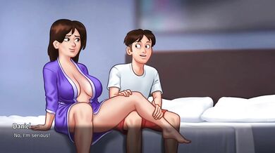 Sommertime saga | My Hot Stepmom with Hot massage scenes in Gameplay [18+] part 3