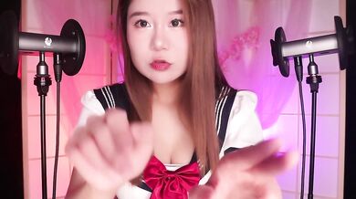 ASMR Hot Girlfriend Removing Your Negative Energy | Ear Eating & Mouth Sound