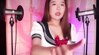ASMR Hot Girlfriend Removing Your Negative Energy | Ear Eating & Mouth Sound