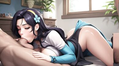 AI Generated - Hardcore Spread Legs Wet Pussy Closeup Ride