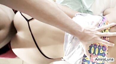 STEPSISTER ON HOLIDAY MODE GETS IMPREGNATED!