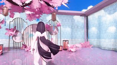 Elf VTuber Nude KPop Dance | Lips Hips Kiss MMD