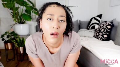 Just my perfect wet hairy pussy riding a huge white dildo