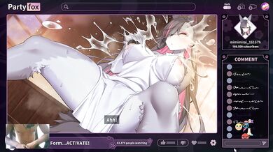 MASTURBATING A SEXY FURRY FOXGIRL - MIRAI MIDNIGHT STREAMS