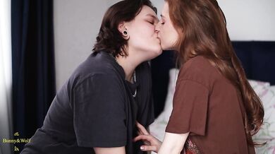 The boss stuck her tongue deep into her assistant's pussy