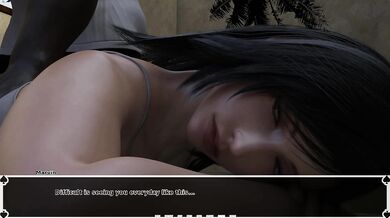Tifa's Dark Heaven: Sexy Asian Chick With Big Tits Experiences Carnal Pleasure And squirts While Massaged By Big Muscular African Guy Ep.11
