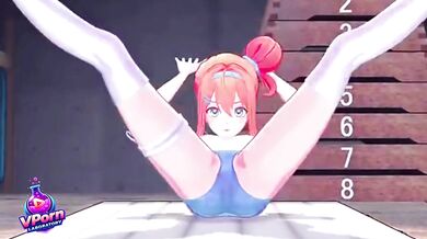 Sex in secret in the school gym