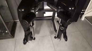 Horny Darlaltx gets taken hard and rough in latex - MMF Threesome