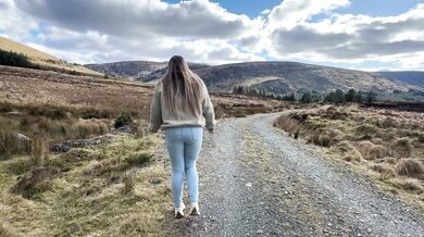 Forest Trail Milf Desperation- Wetting Jeans Outdoors