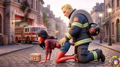 Firefighter Girlfriend Cheating: Moranguete takes her lover Batatudo’s anal at the fire station Firefighter Moranguete gets her tight ass eaten by POV