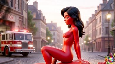 Firefighter Girlfriend Cheating: Moranguete takes her lover Batatudo’s anal at the fire station Firefighter Moranguete gets her tight ass eaten by POV