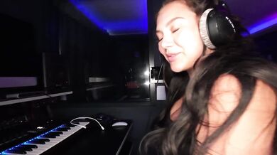 Big Ass Kylie Jones deep anal raw pov in music studio