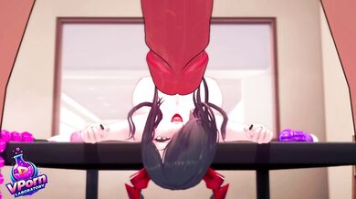 The little devil couldn't take it anymore and called her friend over for sex