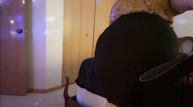 Girl Spanks Herself
