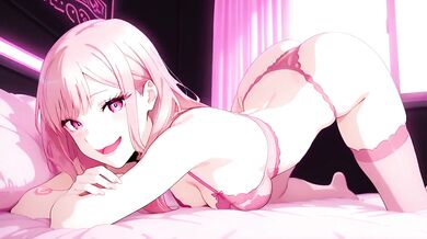 Marin Kitagawa loves creampie. Sex in the pink hotel room. Marin Kitagawa cosplay