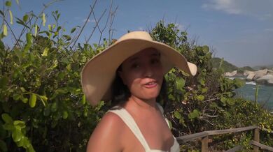 REAL AMATEUR COUPLE HAVE SEX AT NUDIST BEACH - TINA BROWN