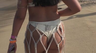 REAL AMATEUR COUPLE HAVE SEX AT NUDIST BEACH - TINA BROWN