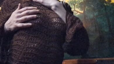 Titty Play In Studio 3