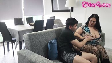 Stepson fucks me with my husband at home - Pregnant - My Fantasy 1581