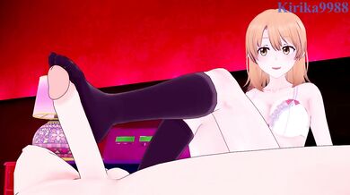 Iroha Isshiki and I have intense sex at a love hotel. - OreGairu Hentai