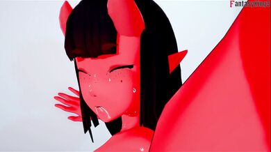 Meru the succubus hot bikini sex | Full & POV on patreon: Fantasyking3