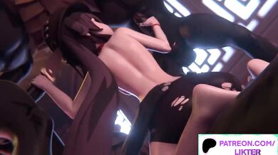 GENSHIN IMPACT HU TAO HARD ANAL FUCKED BY BBC ANIMATED HENTAI STORY 60FPS