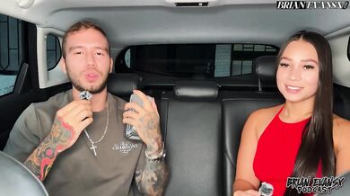 Beautiful Latina with a big ass Daniela Andrea has a podcast with Brian Evansx and lots of sex