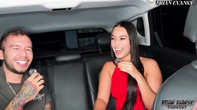 Beautiful Latina with a big ass Daniela Andrea has a podcast with Brian Evansx and lots of sex