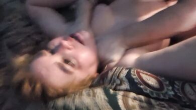 Huge cumshot all over me