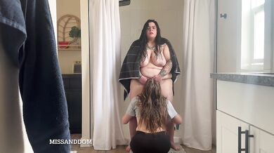 Yearning For Her Bit Clit In My Mouth So I Patiently Waited Outside The Shower