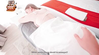 Married Babe Cheats On Husband With Her Old Classmate Masseur! Passionate Fuck On The Table!