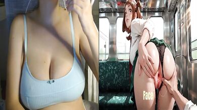 Train Fuck Cum-Covered Coeds- Anime Porn React