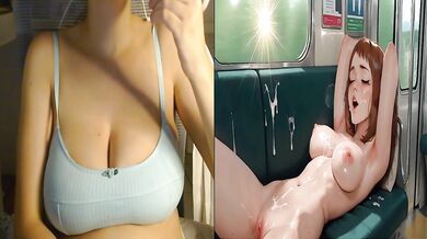 Train Fuck Cum-Covered Coeds- Anime Porn React