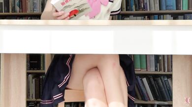 Creamy Fingering in the Library Between Exams