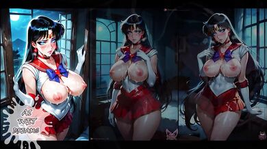 SAILOR MOON : SAILORS MARS BBC CREAMPIE GANGBANG!! - ASMR/JOI