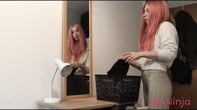 Accidentally Flashing My Hard Cock to My Step-Mom