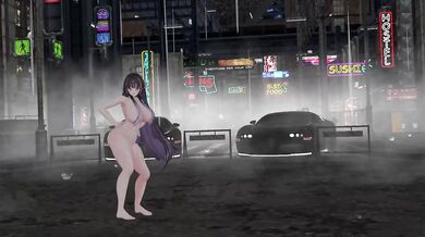 Thicc Elf VTuber Nude Dance | Spit It Out MMD
