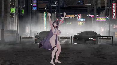 Thicc Elf VTuber Nude Dance | Spit It Out MMD