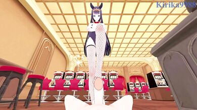 Ninomae Ina'nis (Bunny Girl) and I have intense sex in the casino. - Hololive VTuber POV Hentai
