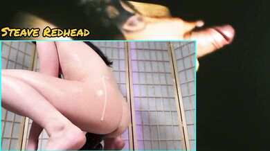 Little Whore Walk Huge Black Dildo Reaction